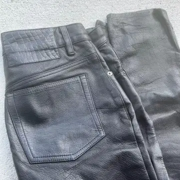 [명작] 80s FICCE 피치 가죽 팬츠 카우 가죽 M 돈 코니시