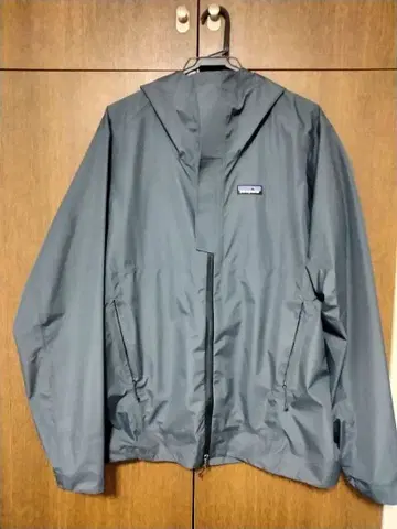 Patagonia 그레이 후드 부착 자켓 L