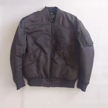 유니클로 +J 블루종 다운 카키 Ma-1 M 상당