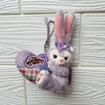 디즈니 스텔라루 봉제 인형 스트랩 하트형