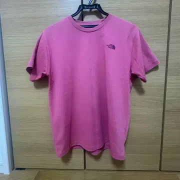 THE NORTH FACE 핑크 티셔츠 L 사이즈