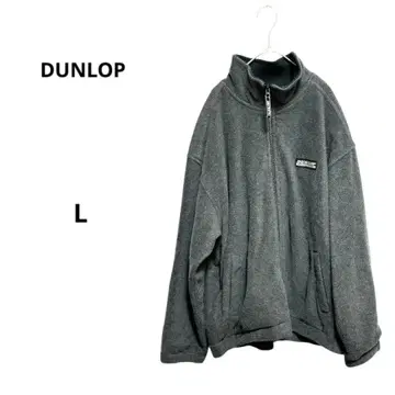 새상품급 던롭 플리스 자켓 집업 방한 아우터 그레이 L