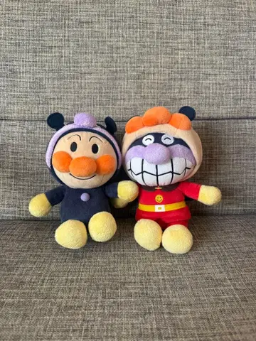 호빵맨 뮤지엄 한정판 키구루미 프렌즈 S 호빵맨 세균맨