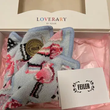 [ 미사용 새상품 ] 페이러 타월 손수건 러브리 폴리쉬