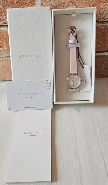 [ 미사용 ] 로즈필드 손목시계 핑크