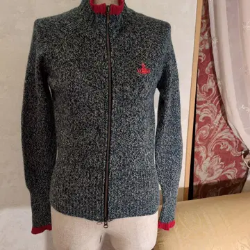 더블 지퍼 가디건