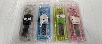 배드바츠마루 포차코 케로 헬로키티 키링 4개 세트
