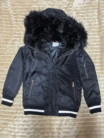 Rady 레이디 블랙 다운 재킷 퍼 포함 밀리터리 재킷