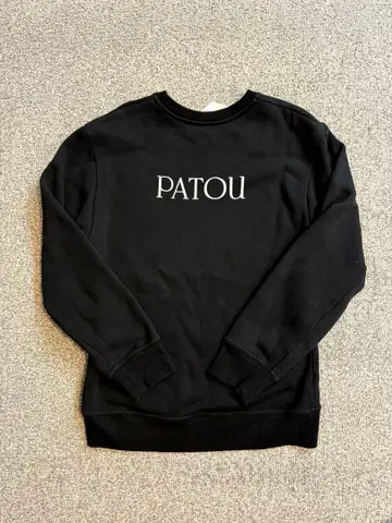 PATOU 블랙 맨투맨 XS