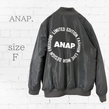 ANAP 리미티드 에디션 봄버 자켓 사이즈 F 블랙