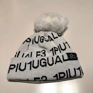 PIU1UGUALE3 니트 모자 폼폼 포함