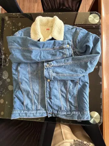 EDWIN 보아 안감 데님 자켓 M 사이즈