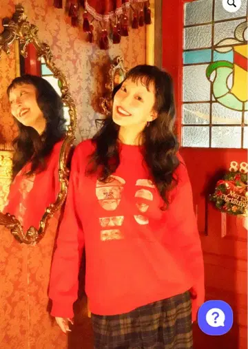 BECKANDCALL 맨투맨 빨간색 M 사이즈 완판템