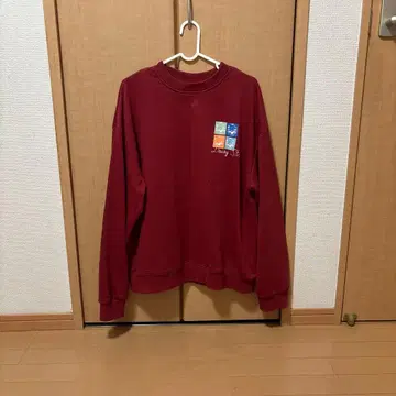 HOOK 맨투맨 트레이닝복 레드