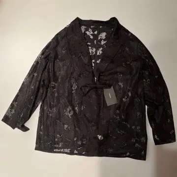 kastane 블랙 리버서블 퀼팅 레이스 자켓 F 사이즈