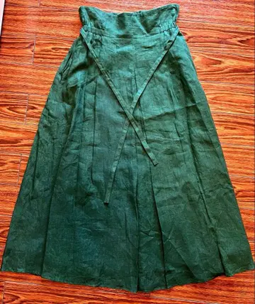 미사용 새상품 시빌라 깔끔한 그린 스커트 손세탁 가능