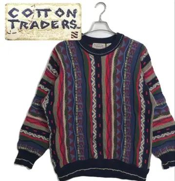 COTTON TRADERS 3D 니트 90s 다색