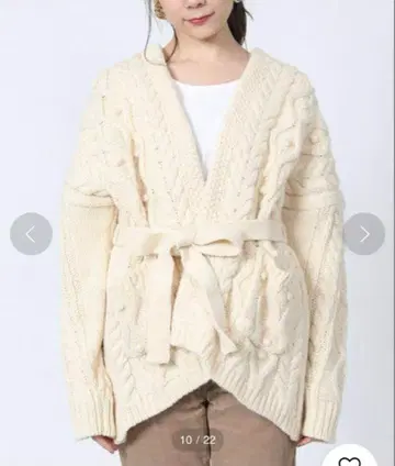 FREAK'S STORE 팝콘 케이블 니트 가디건