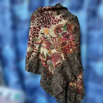 새상품 미사용! TARA BLANCA 꽃무늬 숄