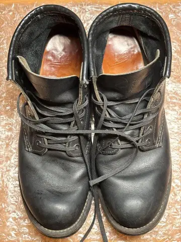 RED WING SHOES 블랙 워크 부츠 9160