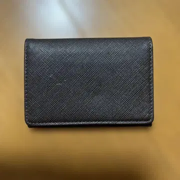 ashford 블랙 가죽 명함지갑