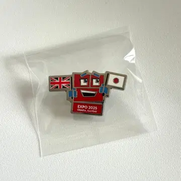 오사카 간사이 만박 영국관 핀 배지