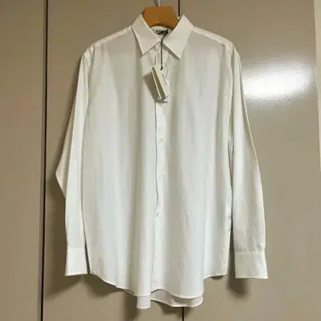 AURALEE 워시드 핀스 트윌 셔츠 사이즈 0