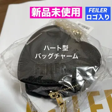 [ 미사용 새상품 ] 페이러 유니 하트형 백참 파우치 블랙