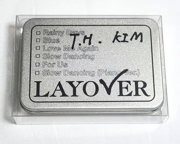 BTS V 태태 LAYOVER 스티커