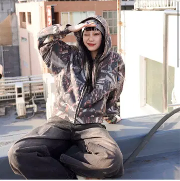 BECKANDCALL 더블 지퍼 후드티 M 사이즈