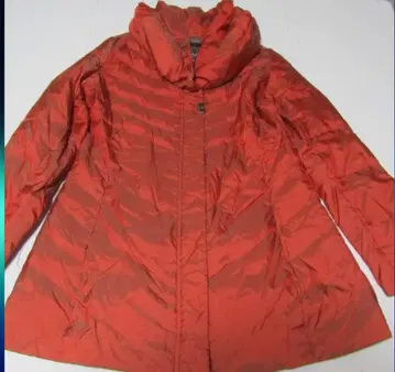 오렌지 후드 부착 다운 코트 사이즈 40
