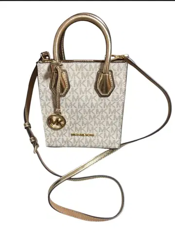 MICHAEL KORS 숄더백 골드/화이트