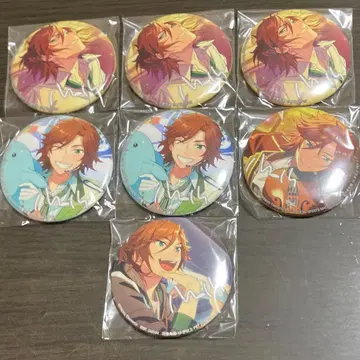 앙스타 미케지마 반 바라이어티 캔뱃지 7개 세트