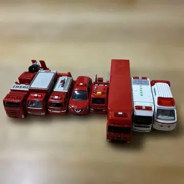 토미카 소방차, 구급차 미니카 8대 세트