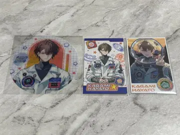 ROF-MAO 카가미 하야토 랜덤 사진풍 카드 클리어 코스터 3종