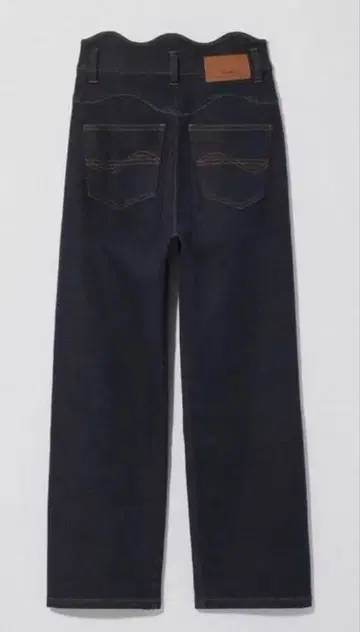 Eaphi 다크 블루 스트레이트 데님 사이즈: 2