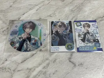 ROF-MAO 카이이다 하루 랜덤 사진풍 카드 클리어 코스터 3종