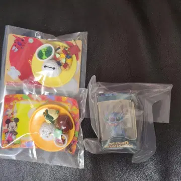 미니어처 패키지 컬렉션 디즈니 캐릭터 가챠 3종