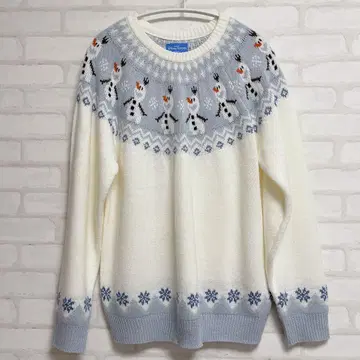 도쿄 디즈니 리조트 올라프 니트 L 사이즈 안나 스웨터