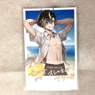 네오포르테 오니가야텐 남국 비치 폴라로이드 사인