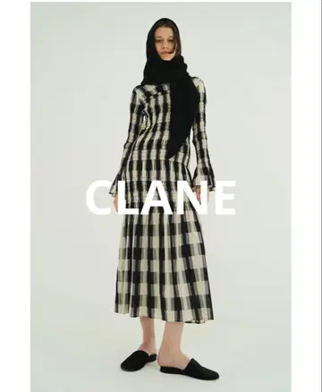 CLANE 클라네 SHIRRING LONG ONEPIECE