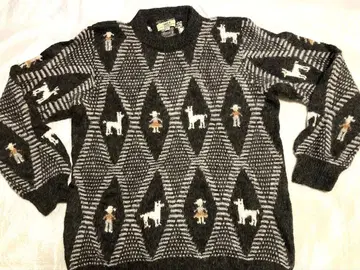 INCA 슈퍼 파인 알파카 스웨터 L 사이즈