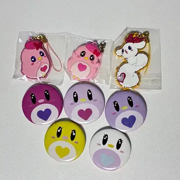 프리티 리듬 페어 페어참 키링 캔뱃지