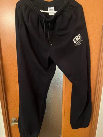 Code:graphy 블랙 스웨트 팬츠 M 사이즈