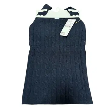 무인양품 코튼 혼방 보들보들 니트 브라 탱크탑 블랙 L 사이즈