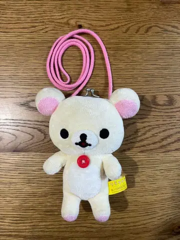 [새상품급] 코리락쿠마 리락쿠마 봉제 인형 가마구치 파우치 산엑스