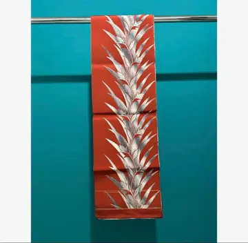 여성용 기모노 오비 19 적갈색 은초화 코몬 유카타 등 좋아하시는 분께