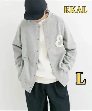 새상품급 에카 맨투맨 가디건 후드티 트레이닝복 L 스트릿