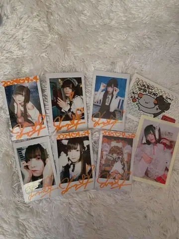 NANIMONO [히나타 유마] 생일 스티커 폴라로이드 묶음 판매 실사