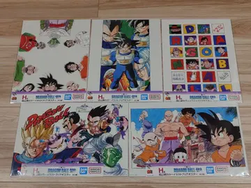 제일복권 드래곤볼 DRAGONBALL 40th H상 클리어 포스터 5종